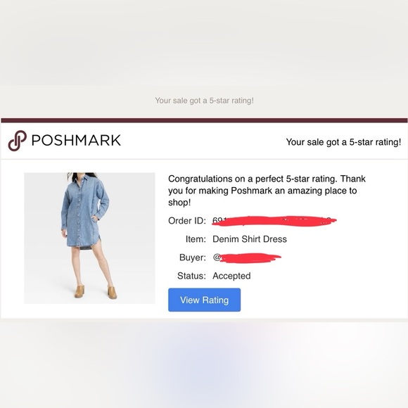 Denim Shirt Dress - Picture 8 of 8